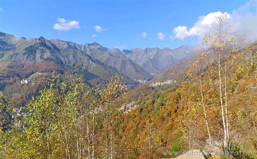 Valdilana - Campiglia Cervo (Biella, Italy) - The High Cervo Valley seen from the Zegna Panoramic Road